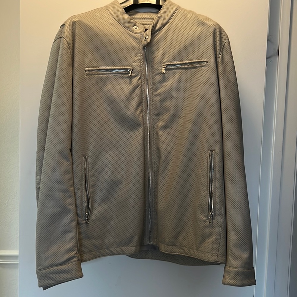 Michael Kors men’s faux leather jacket
